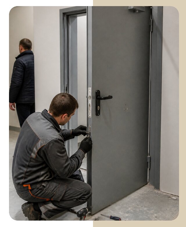 Ремонт противопожарной двери в Фрязине по цене 6750 р. | ДвериЛегко-Фрз